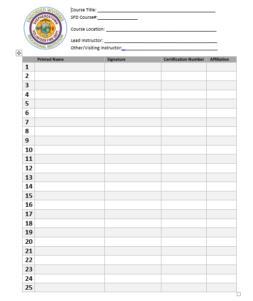 STUDENT SECTION – Shepherdstown Fire Department, Inc.